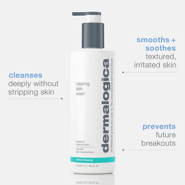 acne clearing skin wash